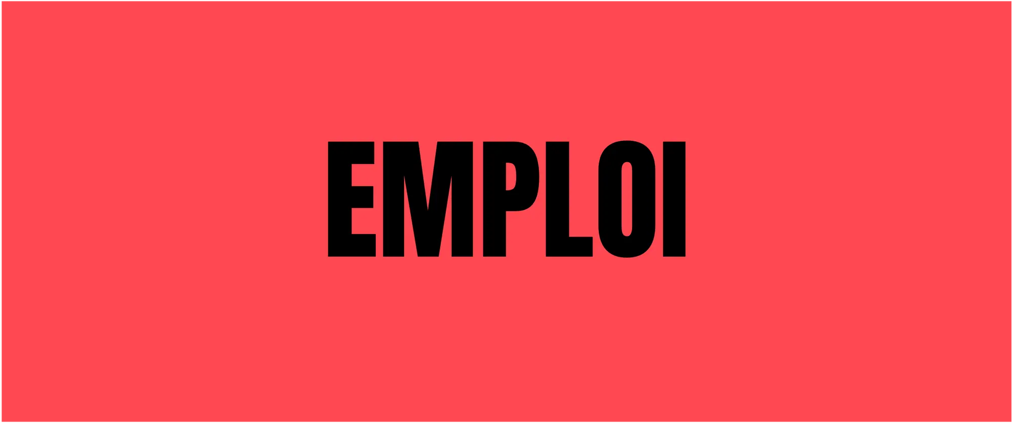 EMPLOI